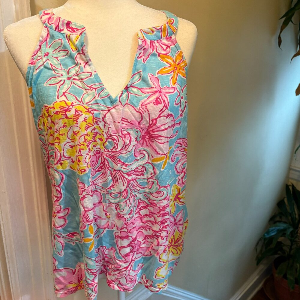 Lilly Pulitzer Ayre Tank Top XL- EUC